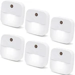 Plug-in Night Light Led Motion Sensor Activated Bathroom Kitchen Hallway 6-PACK. Fixed Price $10.99.