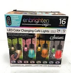 Enbrighten By Jasco Outdoor/indoor Led Color Changing String LIGHT,12 Bulb 24 Ft. Fixed Price $79.96.