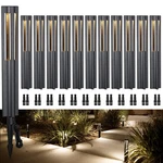 Leonlite 12-PACK Low Voltage Path Lights, 3W Led Landscape Warm White (3000K). Fixed Price $272.94.