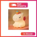 Vtiger Unicorn Night Light, Led Squishy Cute Lamp, Dimmable Kids Baby Bedroom. Fixed Price $18.31.