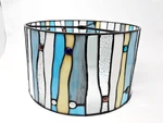Serena D'italia Tiffany Style Lamp Shade Only Mosaic Contemporary Stained 12.75". Fixed Price $124.00.