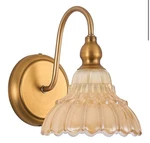 Modern Wall Sconce Bedside Lamp White Vintage Glass Bedroom Light Fixtur.... Fixed Price $39.99.