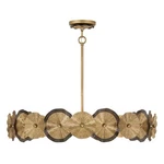 Savoy House Lincoln Light Pendant, Distressed Gold And Bronze 7-6384-5-61. Fixed Price $1279.99.