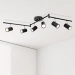 6-LIGHT Track Lighting Fixtures Ceiling, GU10 Black Led Spotlight, Mo.... Fixed Price $55.28.
