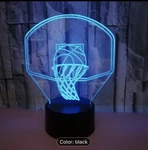 Sport 3D Basketball Playing Illusion Led Touch Table Night Light Bedroom Lamp. Fixed Price $19.07.