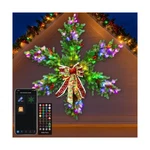 48 Inch Smart Large Christmas Wreath, Rgb Led Pre-lit Artificial Star .... Fixed Price $143.77.