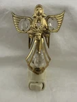 Mascot Crystal Delight 24K Gold Plated Austrian Angel Night. Fixed Price $6.30.