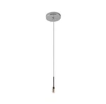 Bazz Lubik Clear And Frosted Glass Lamp Shade H13X05CW W/ Single Pendant Fixture. Fixed Price $34.95.