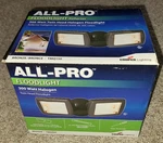 Cooper All-pro TMQ150 Twin-head Floodlight Halogen 120 V 300W Bronze Fixture. Fixed Price $22.50.