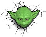 Disney Star Wars Yoda Kids 3D Deco Up Crack Wall Mount Nightlight. Fixed Price $23.70.