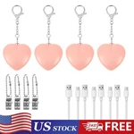 1-4PCS Rechargeable Heart Shape Touch Sensing Light Keychain Creative Gifts 2026. Fixed Price $9.99.
