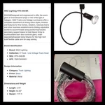 Wac Lighting HTK-048- Bk Black Track Flex Fixture New!. Fixed Price $59.79.