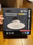 Juno Contractor Select 6RLD In. 3000K Led White Recessed Light Trim W/retrofit. Fixed Price $15.00.