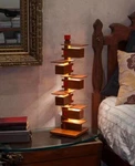 Frank Lloyd Wright Taliesin 3 Brown Table Lamp Reproduction. Fixed Price $428.58.