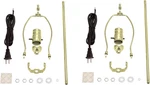 21026-2A, Make-a-lamp Kit In Brass, Pack. Fixed Price $37.58.