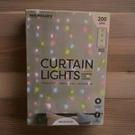 Curtain Led Lights Merkury Innovations Indoor - Warm 3 Flashing Modes Remote. Fixed Price $12.00.