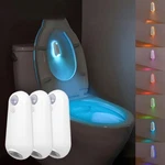 Onxe Toilet Night Light Motion Sensor Activated 8-COLOR Led Lamp. Fixed Price $36.63.