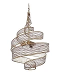 Varaluz 240P03 Hammered Ore Flow 3-LIGHT 18" Hand Forged Recycled Steel Pendant. Fixed Price $949.05.