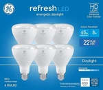 Ge Refresh 65 W Equivalent Dimmable Daylight BR30 Fixture Set Of. Fixed Price $21.95.