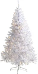 6FT White Artificial Christmas Tree With 250 Led Lights & 680 Bendable Branches. Fixed Price $136.99.