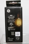 Vintage Style 60W Equiv 5W Led Bulb ST19 Medium Base Clear Warm Candle Light. Fixed Price $5.95.