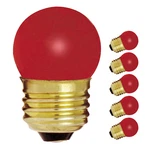 Pack Ceramic Red Mini Globe Indicator Bulb 7.5W 120V S11 Medium Base E26. Fixed Price $9.50.