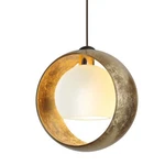 Besa Lighting Pogo Cord Pendant, Bronze/gold/gold 1XT-4293GG-BR. Fixed Price $517.50.