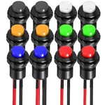 Gebildet 12PCS 12MM Prewired Latching Push Button Switch. Fixed Price $12.87.