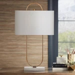 Bassett Mabel 30" High Brass Finish Modern Table Lamp. Fixed Price $309.00.
