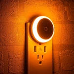 Amber Night Light Plug In, Dusk Dawn Sensor, Blue Blocking, Automatic. Fixed Price $16.67.