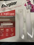 Energizer Rechargeable 200 Lumens Light Bar, Motion-sensing, Ultra-thin 2PK. Fixed Price $29.99.
