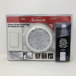 Sunbeam Wireless Led Multi Purpose Light W/ Remote Wall Switch 30310001 New. Fixed Price $20.99.