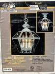 Hampton Bay 10 Verde Beveled Glass Pendant Light: Convertible Flush Mount. Fixed Price $55.00.