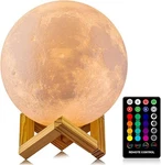 Logrotate Moon Lamp, 16 Colors Led Night Light For Kids 4.8 Inch,. Fixed Price $29.11.