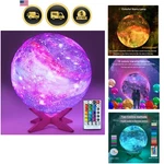 5.9 Inch Galaxy Moon Lamp Remote & Touch Control 16 Colors Led Night Light Re.... Fixed Price $35.99.