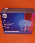 Ge Cync Direct Connect 60W A19 Smart Led Light Bulbs Multi Color 800 Lumen 2PACK. Fixed Price $12.99.