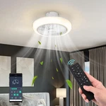 Yescom Delight 18" Enclosed Ceiling Fan Low Profile Dimmable - White. Fixed Price $161.49.