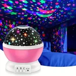 Moon And Stars Night Light Projector Usb 360 Rotating Lamp. Fixed Price $21.59.