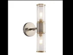 Kanova & KWS0123-2PT 2-LIGHT Wall Sconce Old World Pewter Brass Clear/crackle. Fixed Price $219.97.