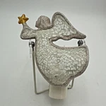 Vintage Angel Faux Stained Glass Night Light. Fixed Price $13.00.