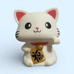 Smoko Lucky Niko Cat Led Ambient Light, Portable Battery, Free Standing, White. Fixed Price $10.99.