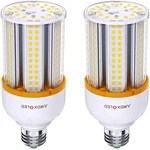 Jurdxled 2PACK Corn Bulb Lumen 5000K 30W Large Area Yellow Light E26 Ba. Fixed Price $45.39.