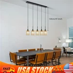 5-LIGHTS Farmhouse Kitchen Island Chandelier Rope Pendant Ceiling Fixture. Fixed Price $82.89.