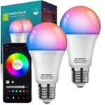 Smart Light Bulbs 2PACK, Color Changing Works W/alexa Go... Fast Ship. Fixed Price $26.99.