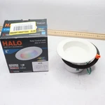 Halo Wifi Retrofit Led Downlight White 600LM 2200K-6500K 4" RL4069WZRGBWWHR. Fixed Price $15.28.