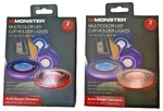 New Monster 2 Pack Multicolor Led Cup Holder Lights Car Accent Lighting. Fixed Price $19.97.