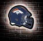 Evergreen Nfl Denver Broncos Led Wall Helmet. Fixed Price $99.99.