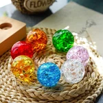 Glowing Resin Crystal Ball Set Of 7, Led Color Changing Night Light & Desk Decor. Fixed Price $26.37.