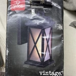 Ridley Ge 14"H 1-LIGHT Dark Gray Brushed Bronze Outdoor Wall Lantern Sconce. Fixed Price $45.00.