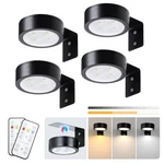 Keluoly 4-PACK Picture Light Battery Operated With Remote, Led Black. Fixed Price $28.88.
